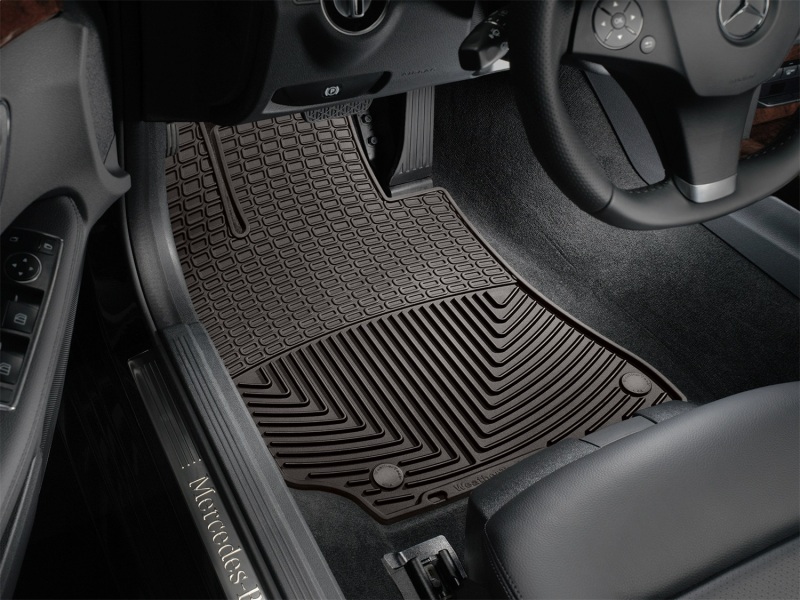 Mercedes-Benz CLS-Class Front Rubber Floor Mats - WeatherTech - All-Weather - Cocoa - `15-`27