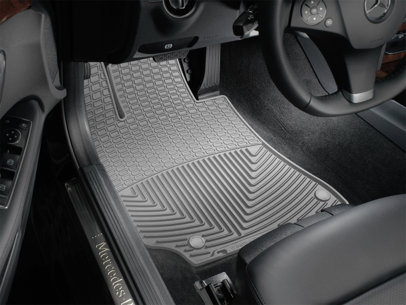Mercedes-Benz CLS-Class Rubber Mats - Front - WeatherTech - All-Weather - Grey - `15-`18