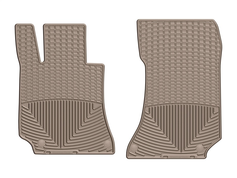 Mercedes-Benz CLS-Class Floor Mats - Front - WeatherTech - All Weather Rubber - Tan - `15-`18