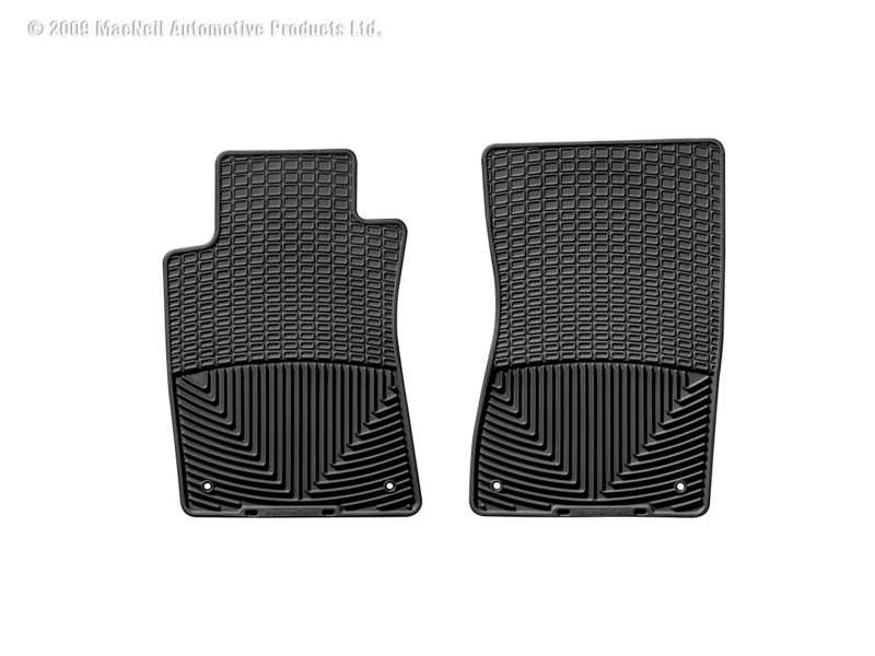 Mercedes-Benz SLK230 Rubber Mats - Front - WeatherTech - All-Weather - Black - `98-`04