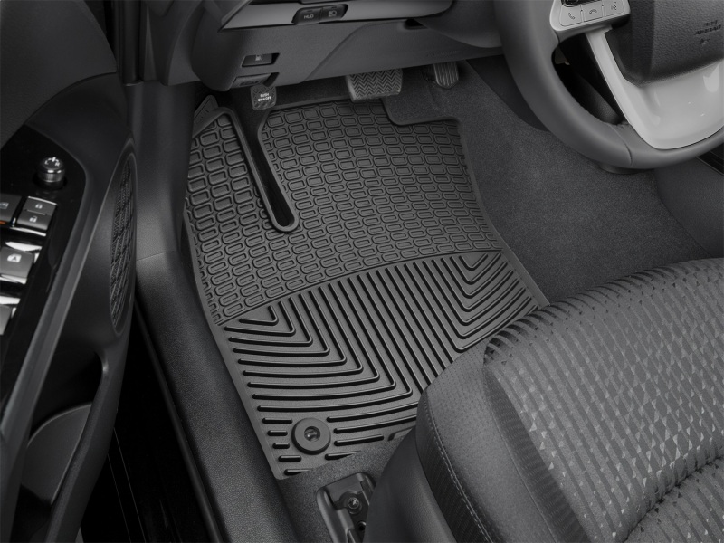 Toyota Prius Floor Mats - Front - WeatherTech - Rubber - Black - `16-`27