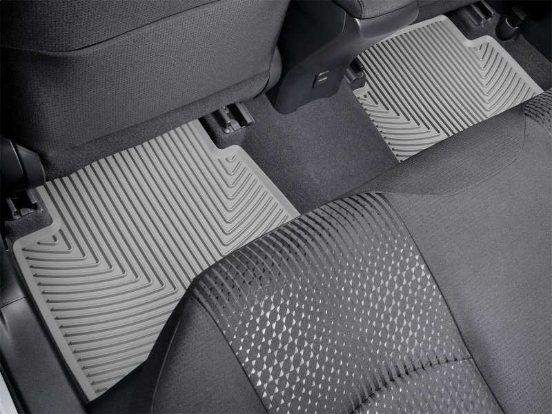 Toyota Prius Floor Mats - Rear - WeatherTech - All-Weather Rubber - Grey - `16-`27