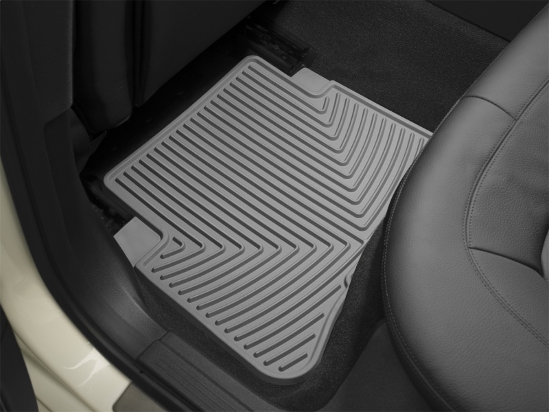 Toyota Prius Floor Mats - Rear - WeatherTech - All-Weather Rubber - Grey - `16-`27