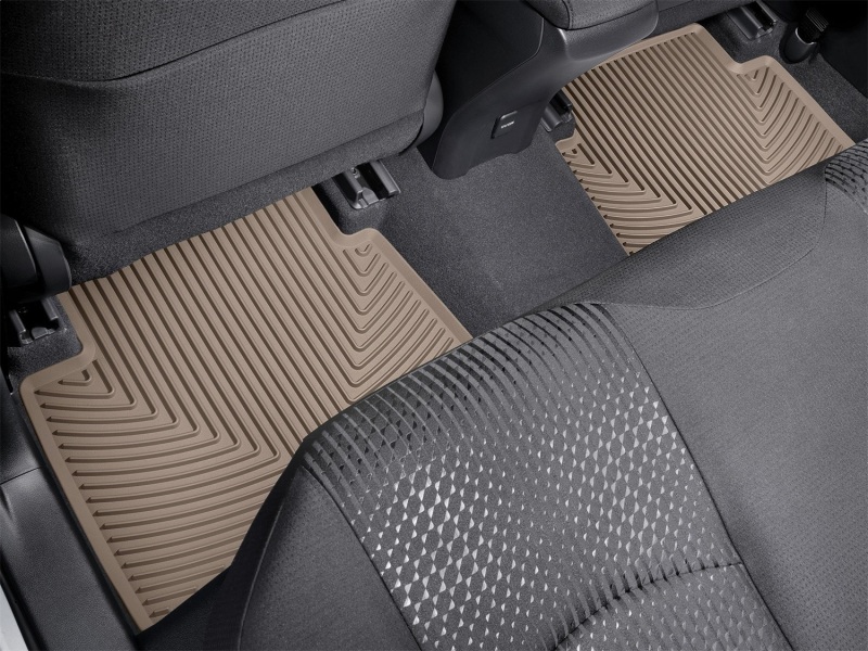 Toyota Prius Floor Mats - Rear - WeatherTech - Rubber - Tan - `16-`27