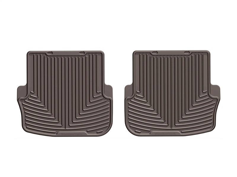 Mercedes-Benz C-Class Floor Mats - Rear - WeatherTech - All-Weather - Cocoa - `17-`27