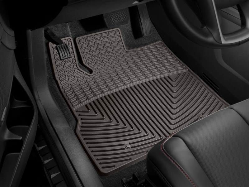 Mercedes-Benz C-Class Floor Mats - Rear - WeatherTech - All-Weather - Cocoa - `17-`27