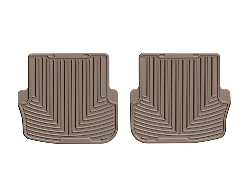 Mercedes-Benz C-Class Rubber Floor Mats - Rear - WeatherTech - All-Weather - Tan - `17-`27