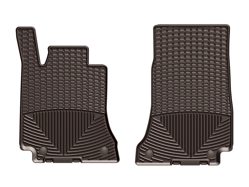 Mercedes-Benz C-Class Coupe Floor Mats - Front - WeatherTech - Rubber - Cocoa - `15-`27