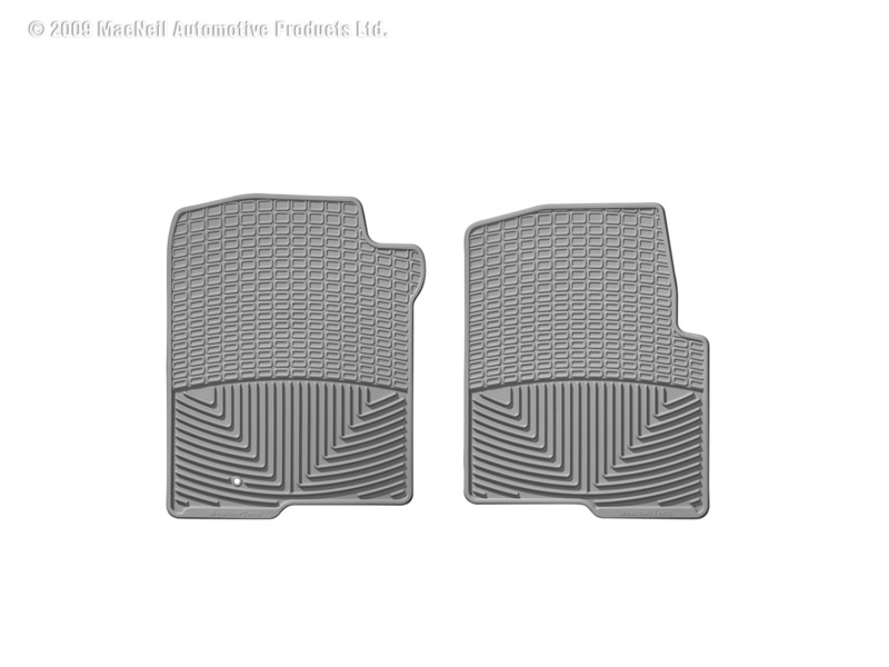 Ford F150 Rubber Floor Mats - Front - WeatherTech - All-Weather - Grey - `04-`08