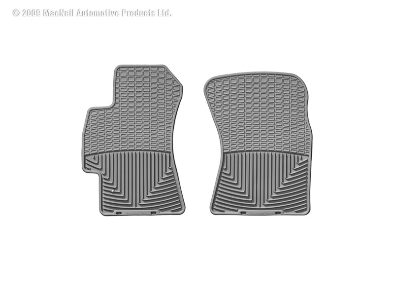 Subaru Impreza Floor Mats - Front - WeatherTech - Rubber - Grey - `93-`01
