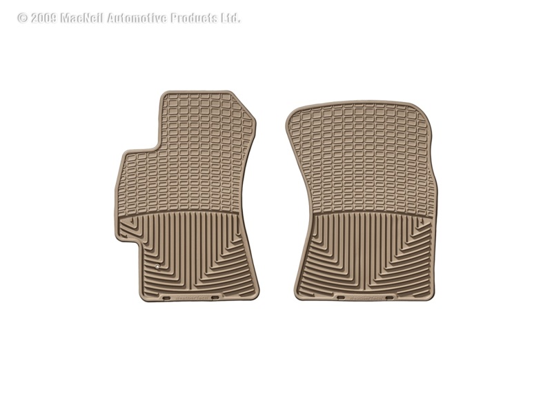 Subaru Impreza Floor Mats - Front - WeatherTech - Rubber - Tan - `93-`01