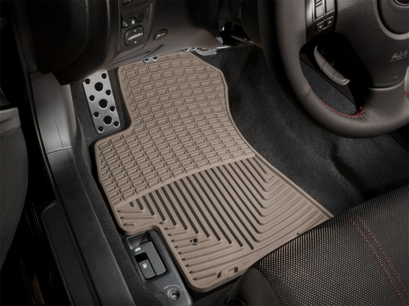 Subaru Impreza Floor Mats - Front - WeatherTech - Rubber - Tan - `93-`01
