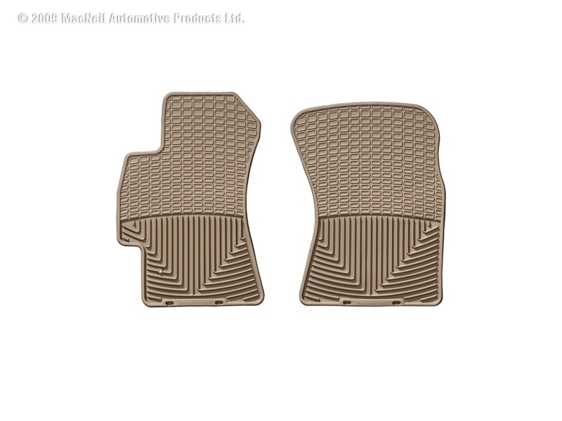 Subaru Impreza Floor Mats - Front - WeatherTech - Rubber - Tan - `93-`01