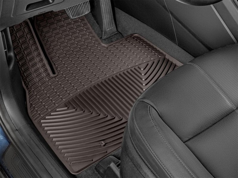 Kia Telluride Rubber Floor Mats - Front - WeatherTech - All-Weather - Cocoa - `20-`27