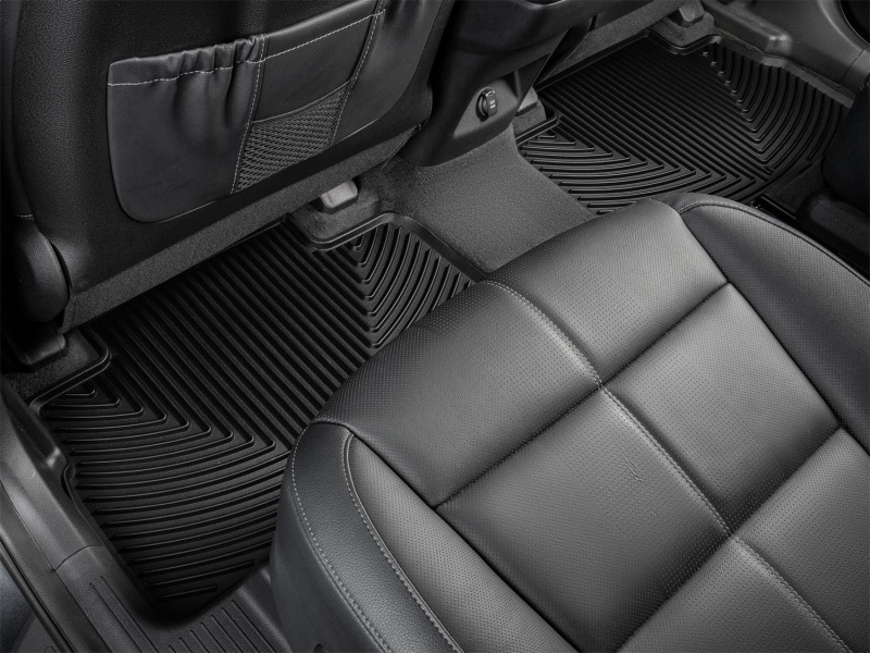 Kia Telluride Floor Mats - Rear - WeatherTech - Rubber - Black - `20-`27