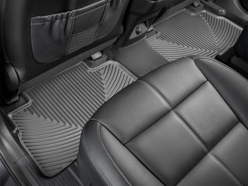 Kia Telluride Floor Mats - Rear - WeatherTech - Rubber - Grey - `20-`27