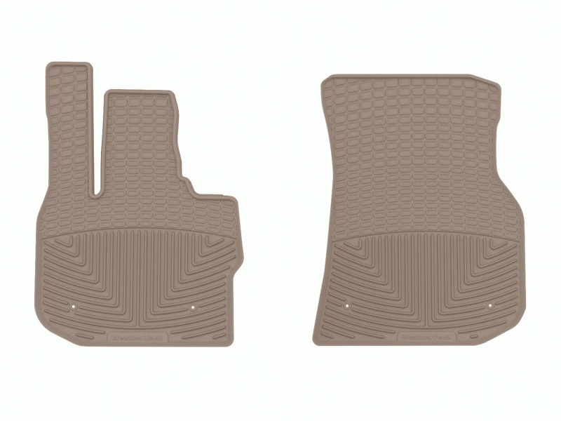 BMW X3 M Floor Mats - Front - WeatherTech - All-Weather - Tan - `20-`24