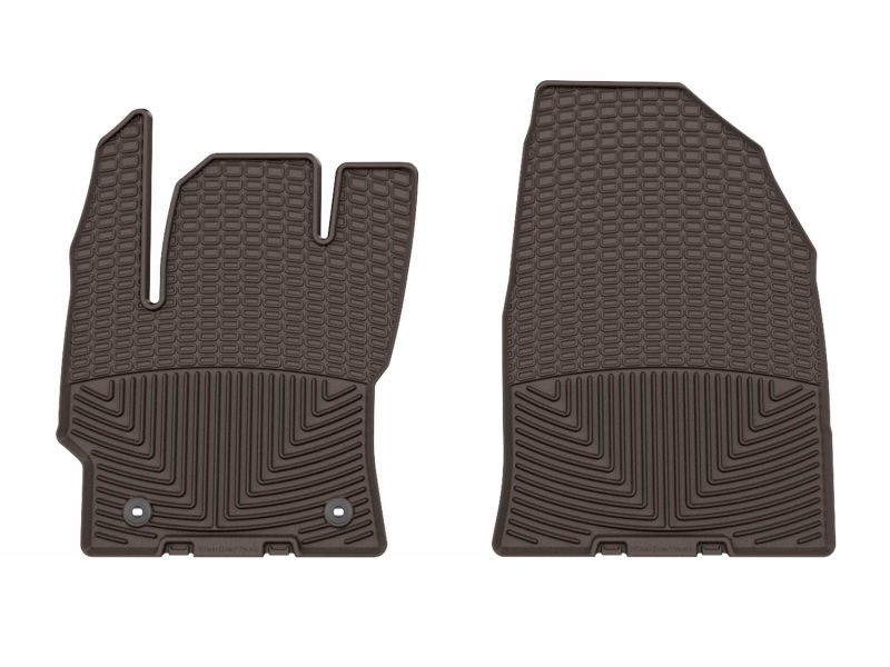 Toyota Corolla Cross Rubber Mats - Front - WeatherTech - All-Weather - Cocoa - `22-`24