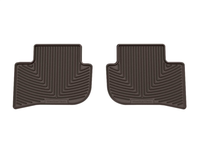 Toyota Corolla Cross Rubber Floor Mats - Rear - WeatherTech - All-Weather - Cocoa - `22-`24