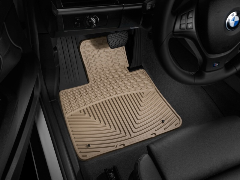 BMW X5 Floor Mats - Front - WeatherTech - Rubber - Tan - `07-`13