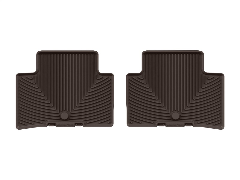 Genesis GV70 Floor Mats - Rear - WeatherTech - All-Weather - Cocoa - `22-`26