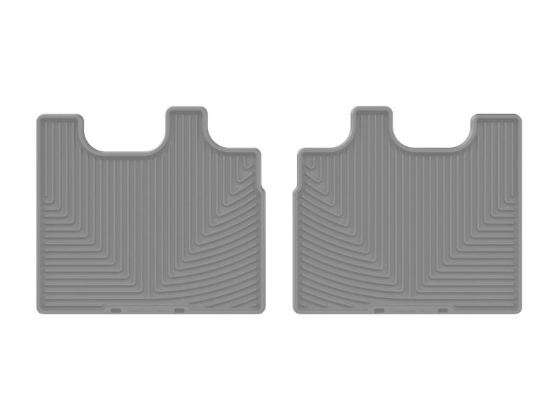 Toyota Land Cruiser Rubber Mats - Rear - WeatherTech - All-Weather - Grey - `24-`26