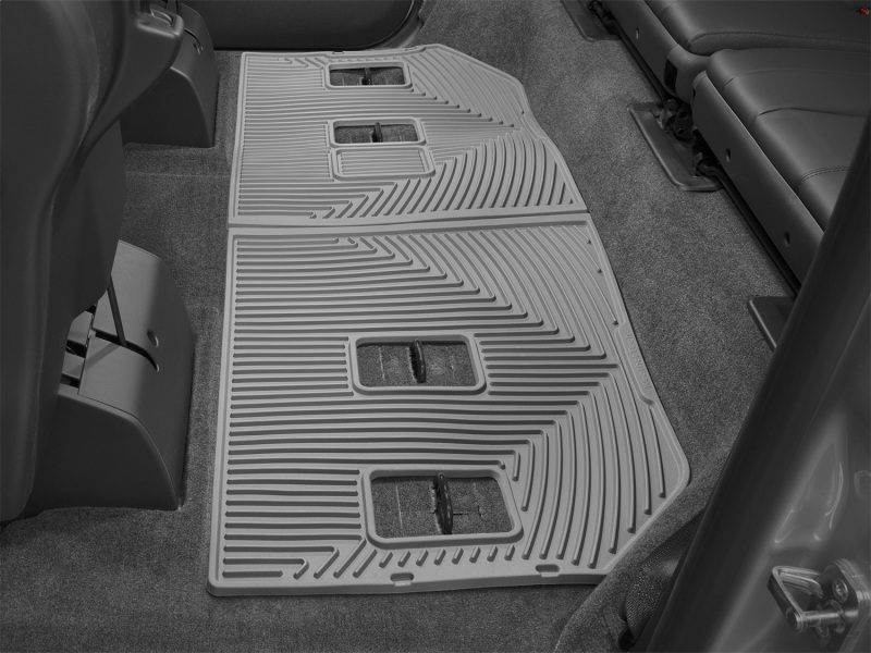 Toyota Land Cruiser Rubber Mats - Rear - WeatherTech - All-Weather - Grey - `24-`26