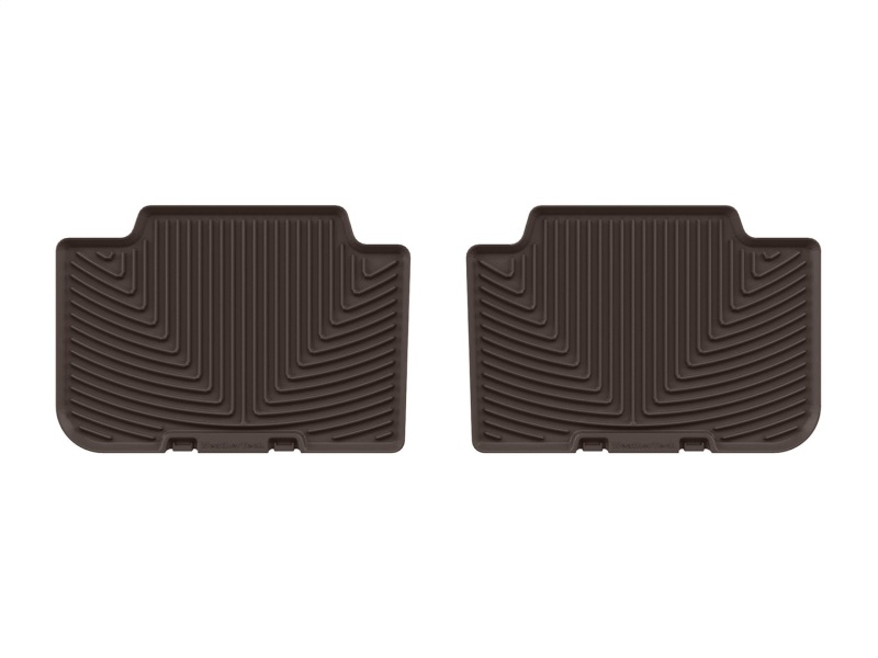 BMW X3 Rubber Floor Mats - Rear - WeatherTech - All-Weather - Cocoa - `25-`26