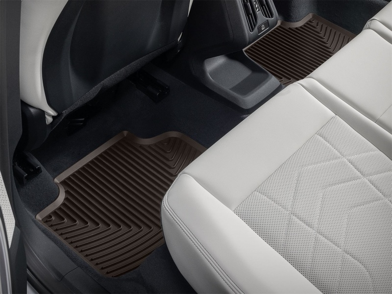 BMW X1 Floor Mats - Rear - WeatherTech - All-Weather - Cocoa - `16-`26