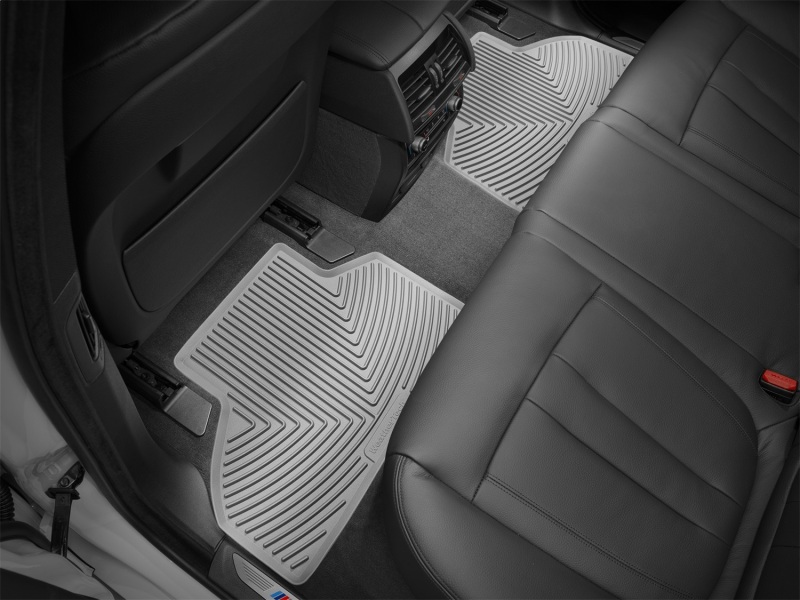BMW X1 Rubber Mats - Rear - WeatherTech - All-Weather - Grey - `16-`26