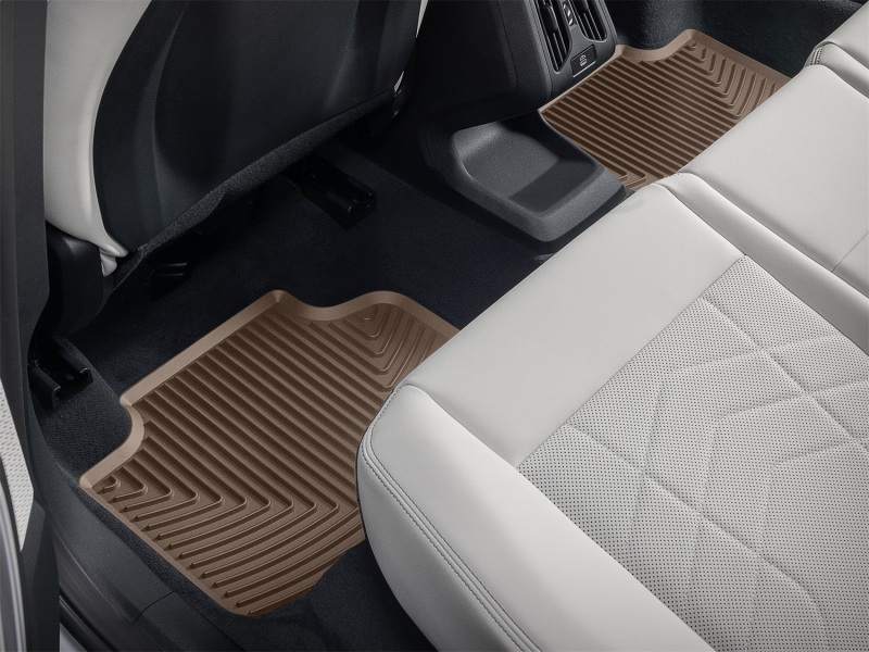 BMW X1 Rear All-Weather Floor Mats - WeatherTech - Tan - `16-`26