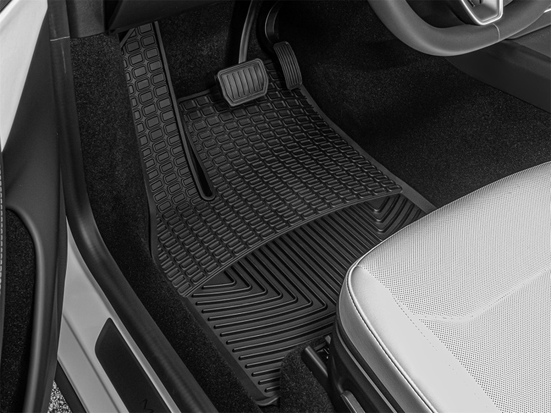 Tesla Model Y Floor Mats - Front - WeatherTech - All-Weather - Black - 2026+