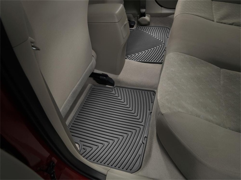 Toyota Corolla Floor Mats - Rear - WeatherTech - Rubber - Black - `09-`13