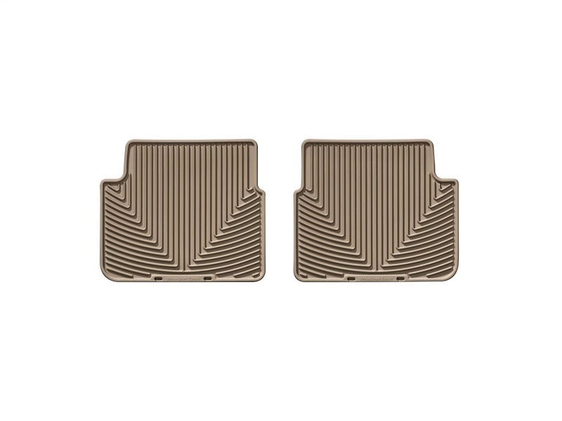 Toyota Corolla Rubber Mats - Rear - WeatherTech - All-Weather - Tan - `09-`13