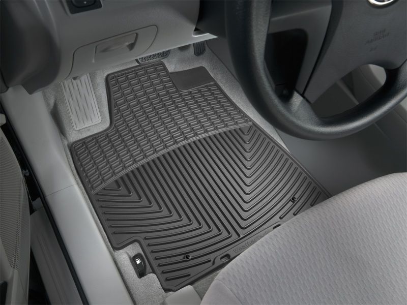 Toyota Highlander Floor Mats - Front - WeatherTech - Rubber - Black - `08-`13