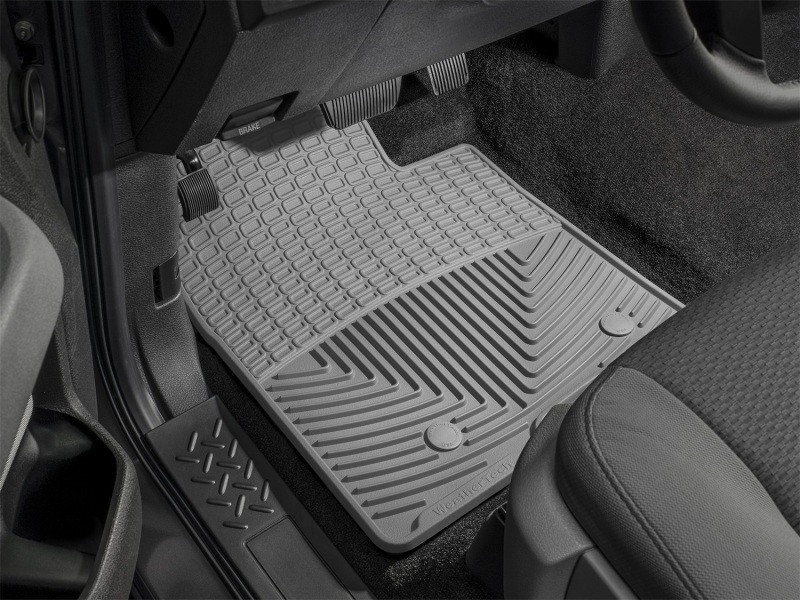 Toyota Highlander Floor Mats - Front - WeatherTech - All-Weather Rubber Mats - Grey - `08-`13