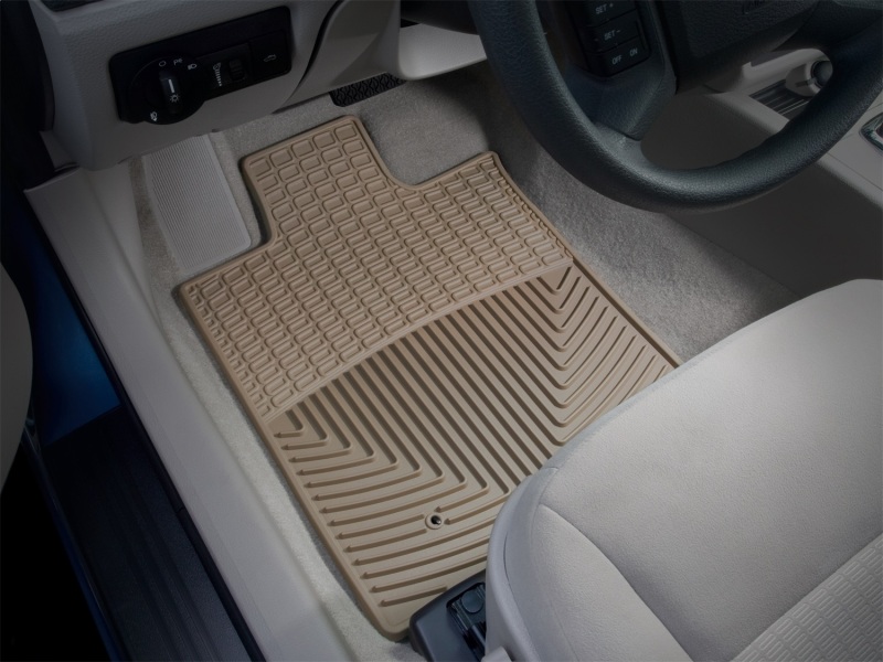 Ford Fusion Rubber Floor Mats - Front - WeatherTech - All-Weather - Tan - `06-`09