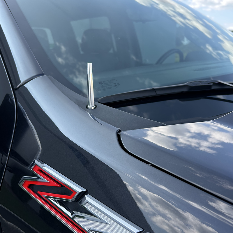 Chevrolet 5500 Stubby Antenna - Wehrli - Billet TIG Torch - Bengal Silver - `19-`27