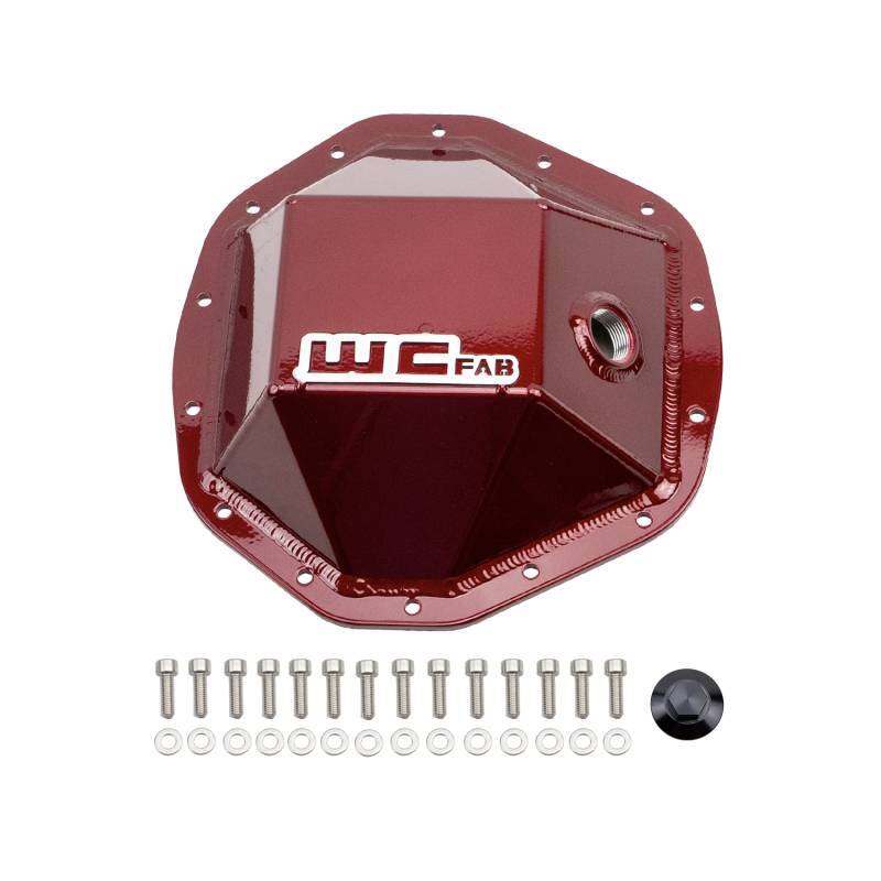 Ram 3500 Differential Cover - Rear - Wehrli - Red - `19-`24