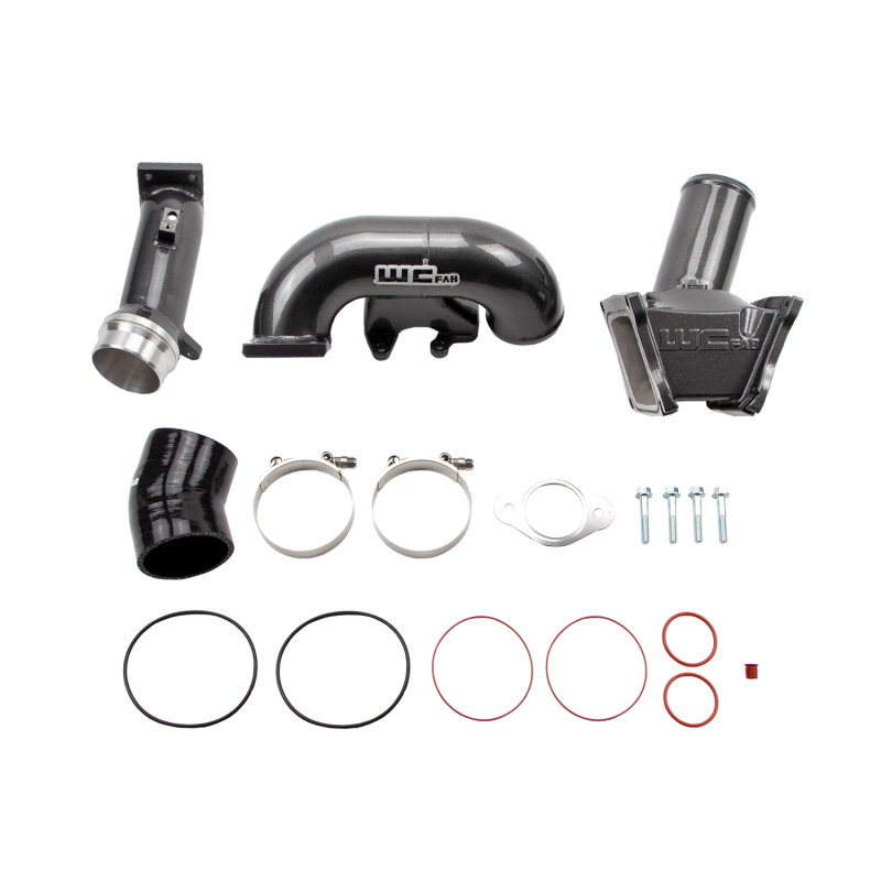 Chevrolet Silverado Performance Air Intake - Wehrli - 3in Y-Bridge Kit - WCFab Grey - `06-`07