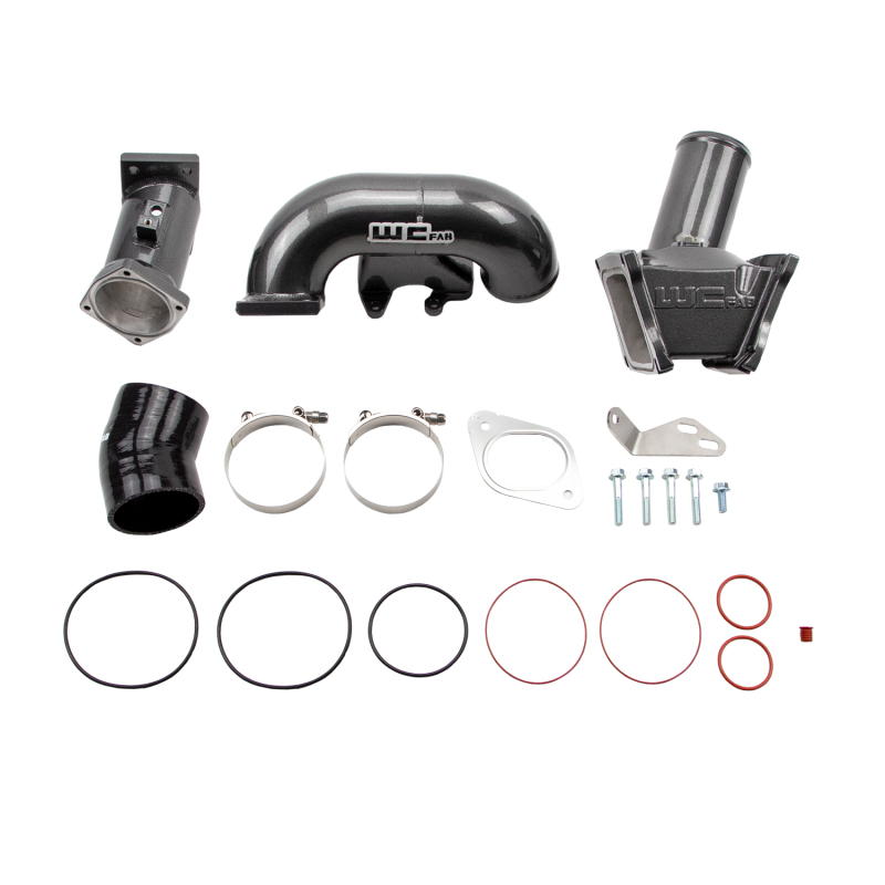 Chevrolet Silverado Performance Air Intake - Wehrli - Y-Bridge Kit - Gloss Black - `07-`10