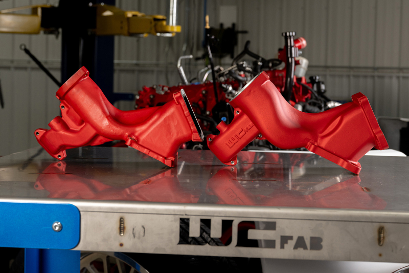 Chevrolet Silverado HD Intake Elbow - Wehrli - High Flow - Sparkle Copper - `11-`16