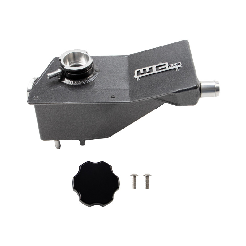 Ford Super Duty Coolant Tank Kit - Wehrli - Secondary Coolant - Flat Black - `17-`24