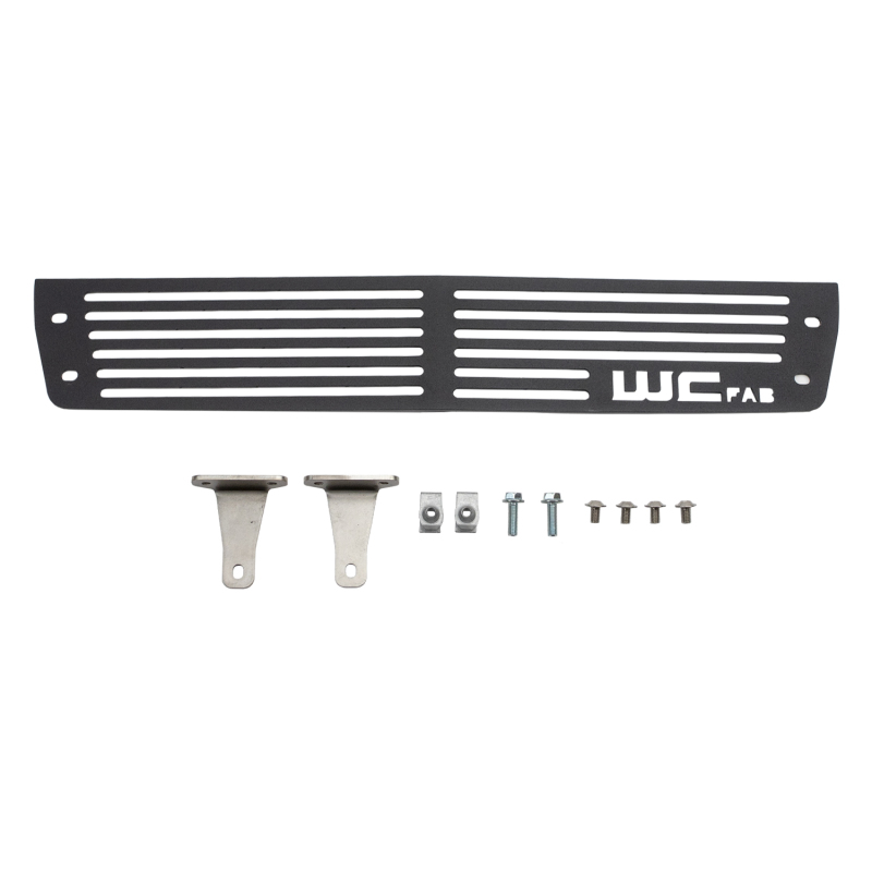GMC Sierra 2500 HD Bumper Grille - Front - Wehrli - Fine Texture Black Powder Coat - `15-`19