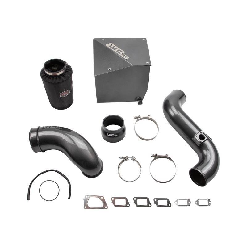 GMC Sierra Performance Air Intake - Wehrli - Stage 2 4in. Intake Kit - Bengal Red - `11-`16 GMC Sierra Performance Air Intake - Wehrli - Stage 2 4in. Intake Kit - Bengal Red - `11-`16