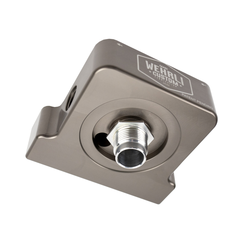 GMC Sierra Fuel Filter Housing Kit - Wehrli - Anodized Billet Aluminum - Gray - `17-`24