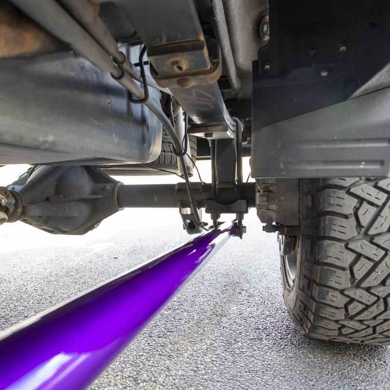 GMC 1500 Suspension Traction Bar - Wehrli - 60in Long, RockJock Johnny Joints - Fine Texture Black - `14-`18