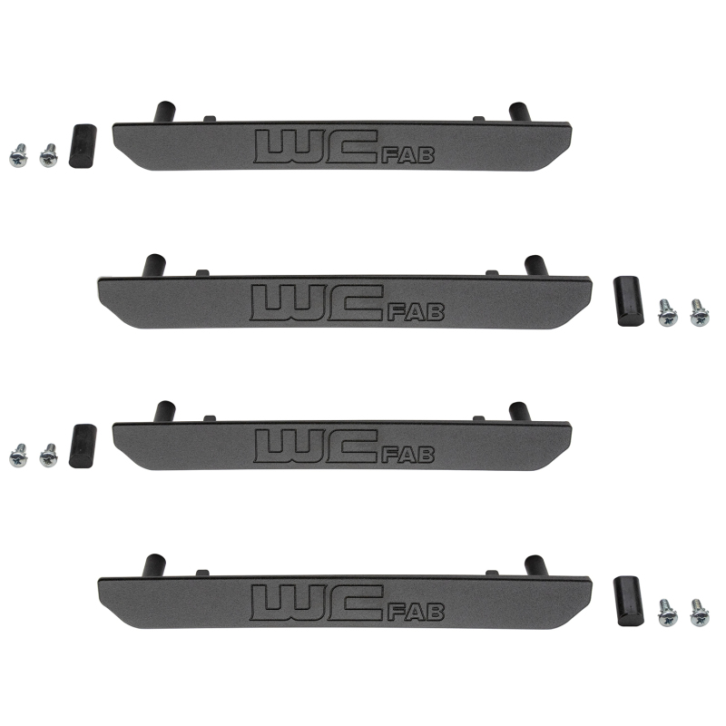 GMC Sierra Marker Light Delete Kit - Wehrli - Billet w/Logo - Fine Texture Black - `20-`25 GMC Sierra Marker Light Delete Kit - Wehrli - Billet w/Logo - Fine Texture Black - `20-`25