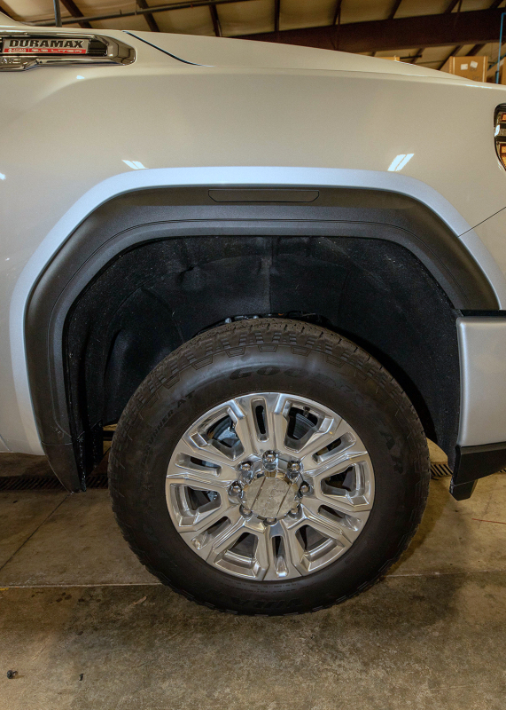 GMC Sierra Marker Light Delete Kit - Wehrli - Billet, No Logo - Fine Texture Black - `20-`25