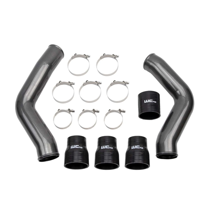 Ram 3500 Intercooler Pipe Kits - Wehrli - 3.5in High Flow Bundle Kit Stage 1 - Illusion Blueberry - `13-`18